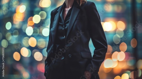 A mixandmatch of traditionally male and female pieces, such as a tailored blazer paired with highwaisted trousers and chunky sneakers, for a genderfluid take on business casual. photo