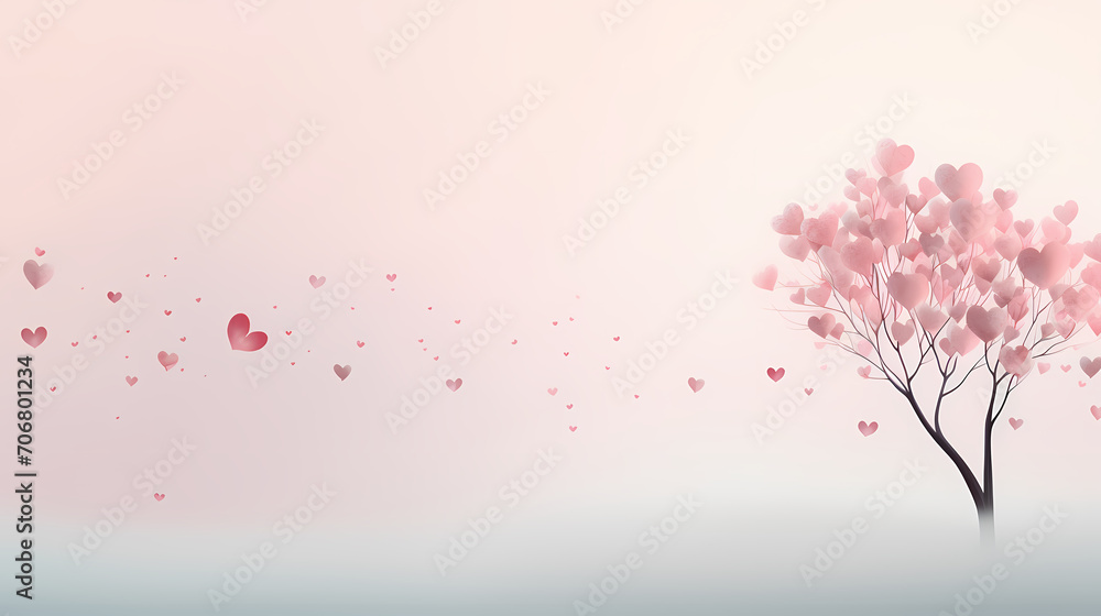 Obraz premium Vibrant Valentine's Day background, love background