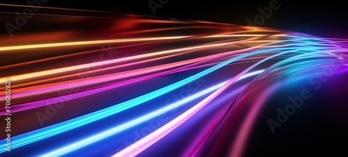 neon speed abstract background