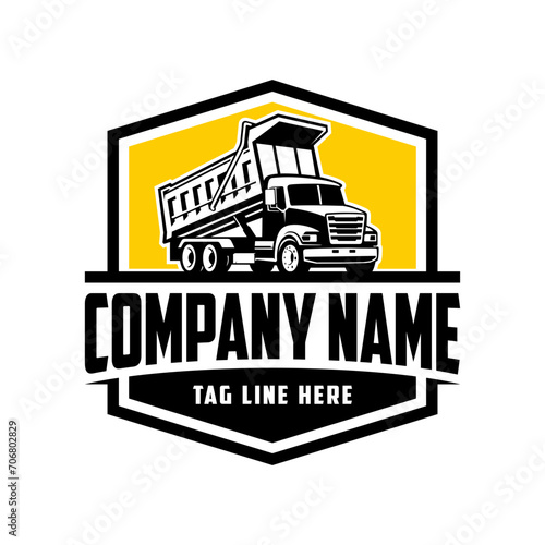 Truck company  logo vector image