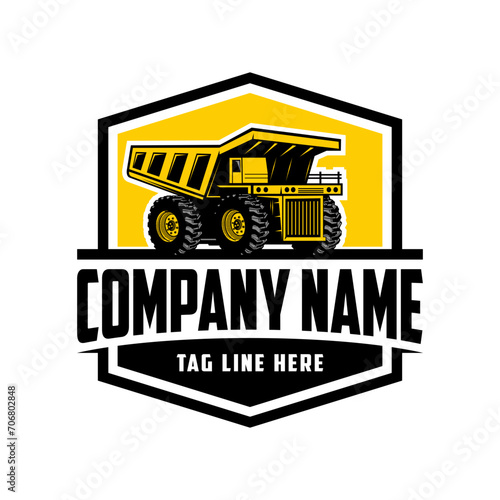 Truck company  logo vector image