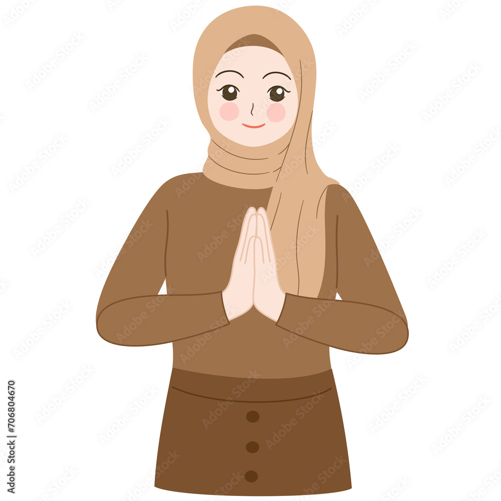 muslim woman greeting eid mubarak muslim woman greeting eid mubarak