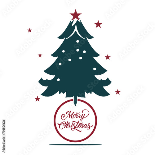 simple logo Christimas
