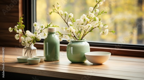 Wallpaper Mural Japanese-style branding kitchen interior with bright colors Torontodigital.ca