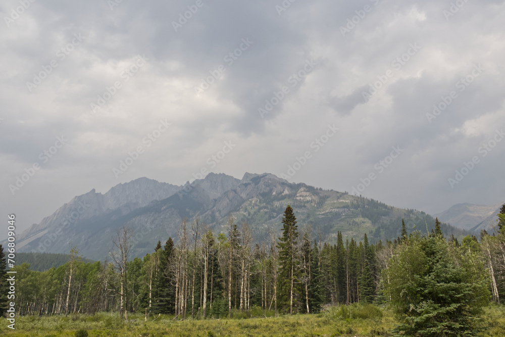 Fototapeta premium A Smoky Summer in the Rocky Mountains