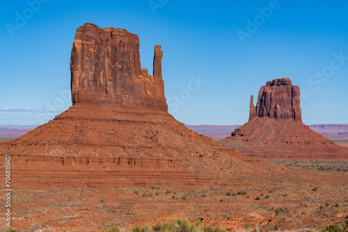 West Mitten and East Mitten Buttes Monument Valley