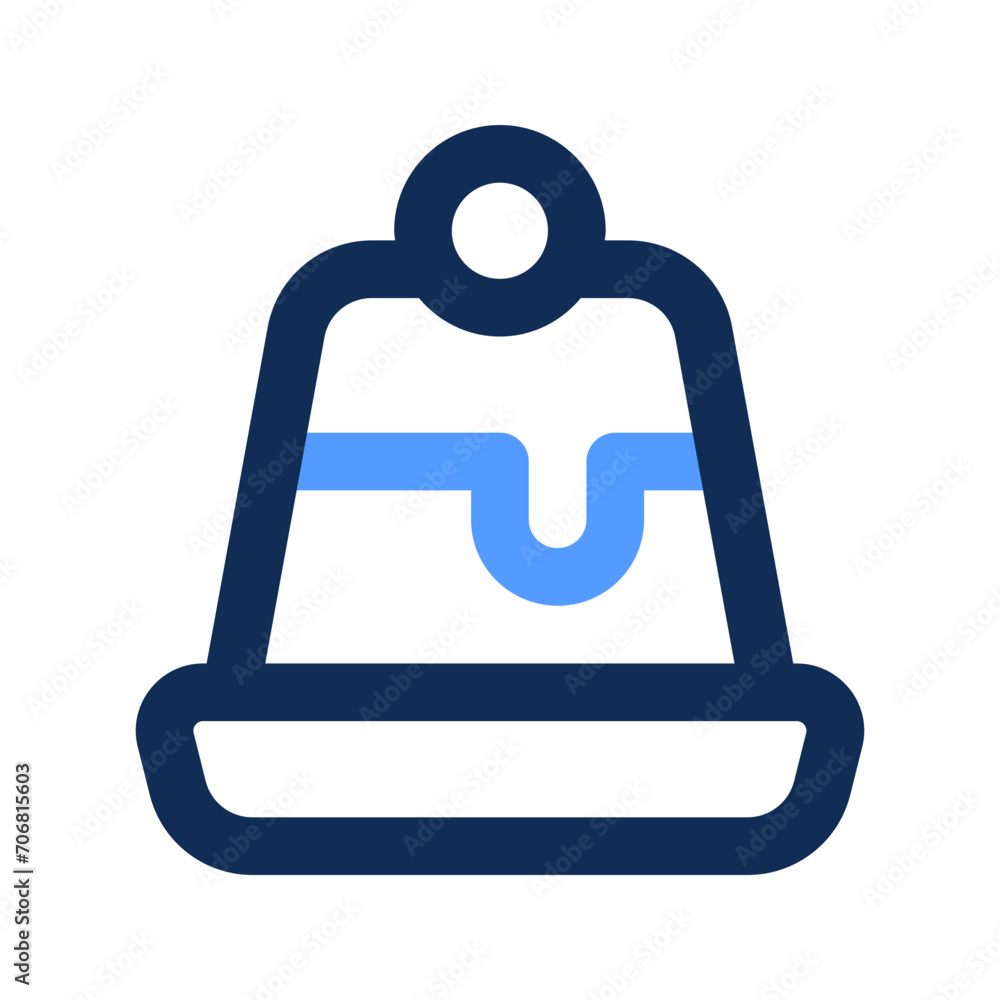 pudding outline color icon pudding outline color icon