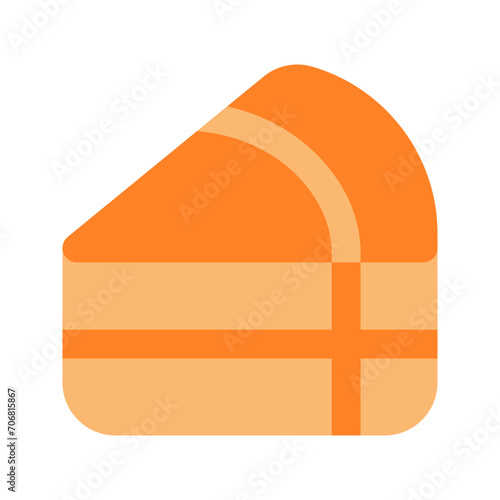 cheesecake flat icon