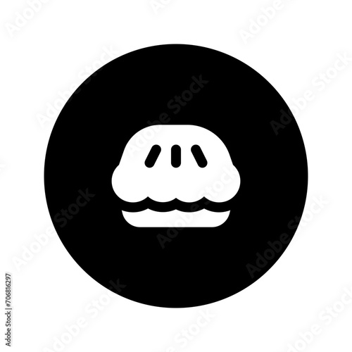 tart glyph circular icon