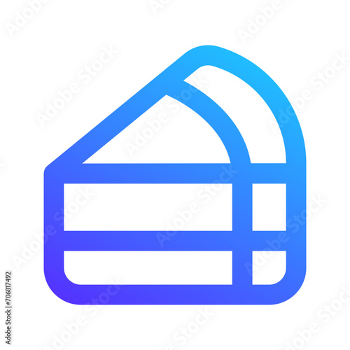 cheesecake gradient icon