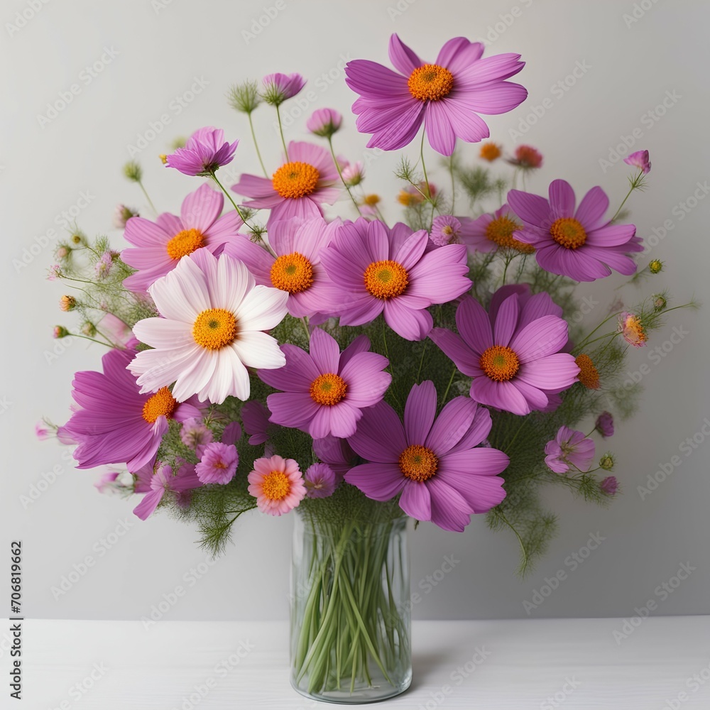 Obraz premium bouquet of flowers in vase