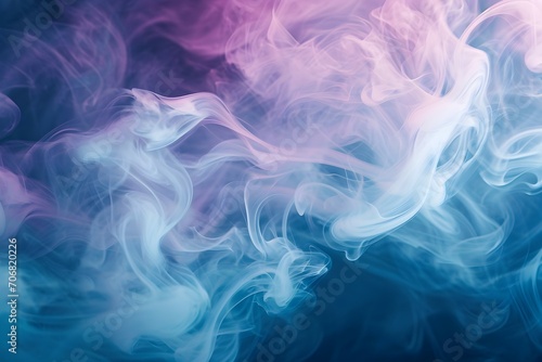 Abstract Pastel smoke on a dark background. Texture