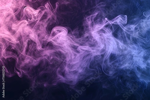 Abstract Pastel smoke on a dark background. Texture