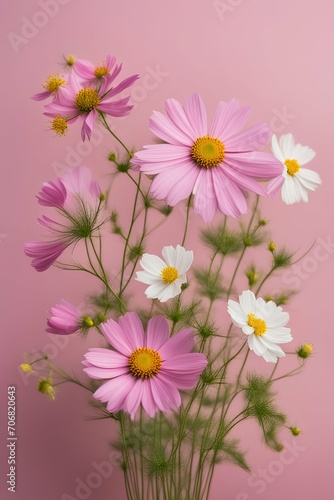 bouquet of pink daisies
