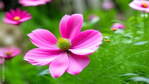 pink flowers in the garden