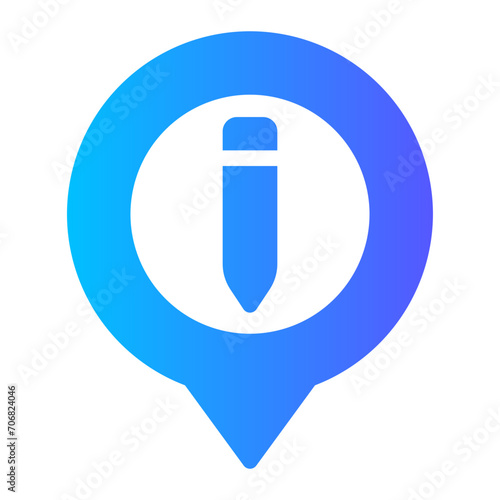 copywriting gradient icon