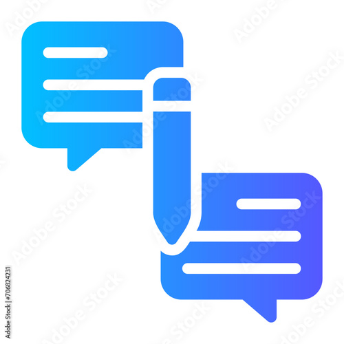 text gradient icon