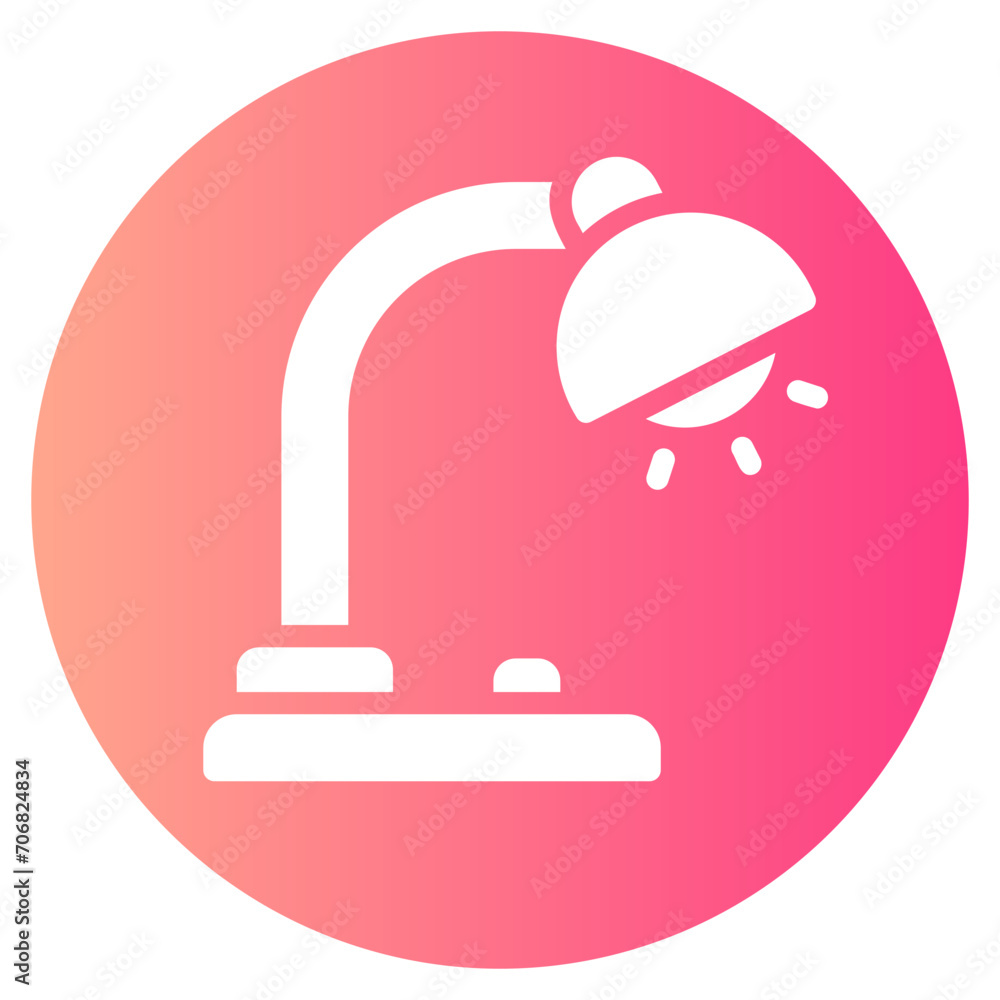 Fototapeta premium lamp gradient icon