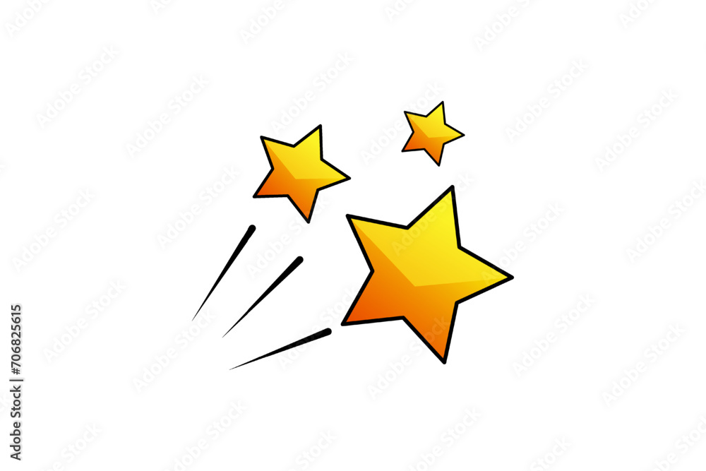 Star Highlight Note Sticker Design Star Highlight Note Sticker Design