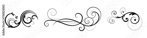 calligraphic element decoration