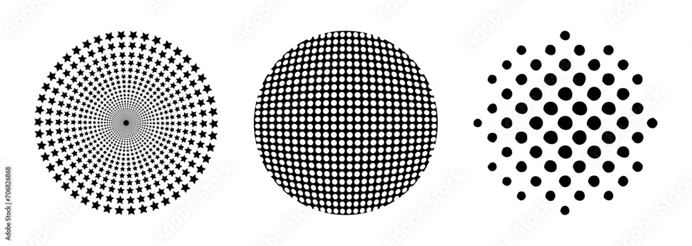 rounded halftone
