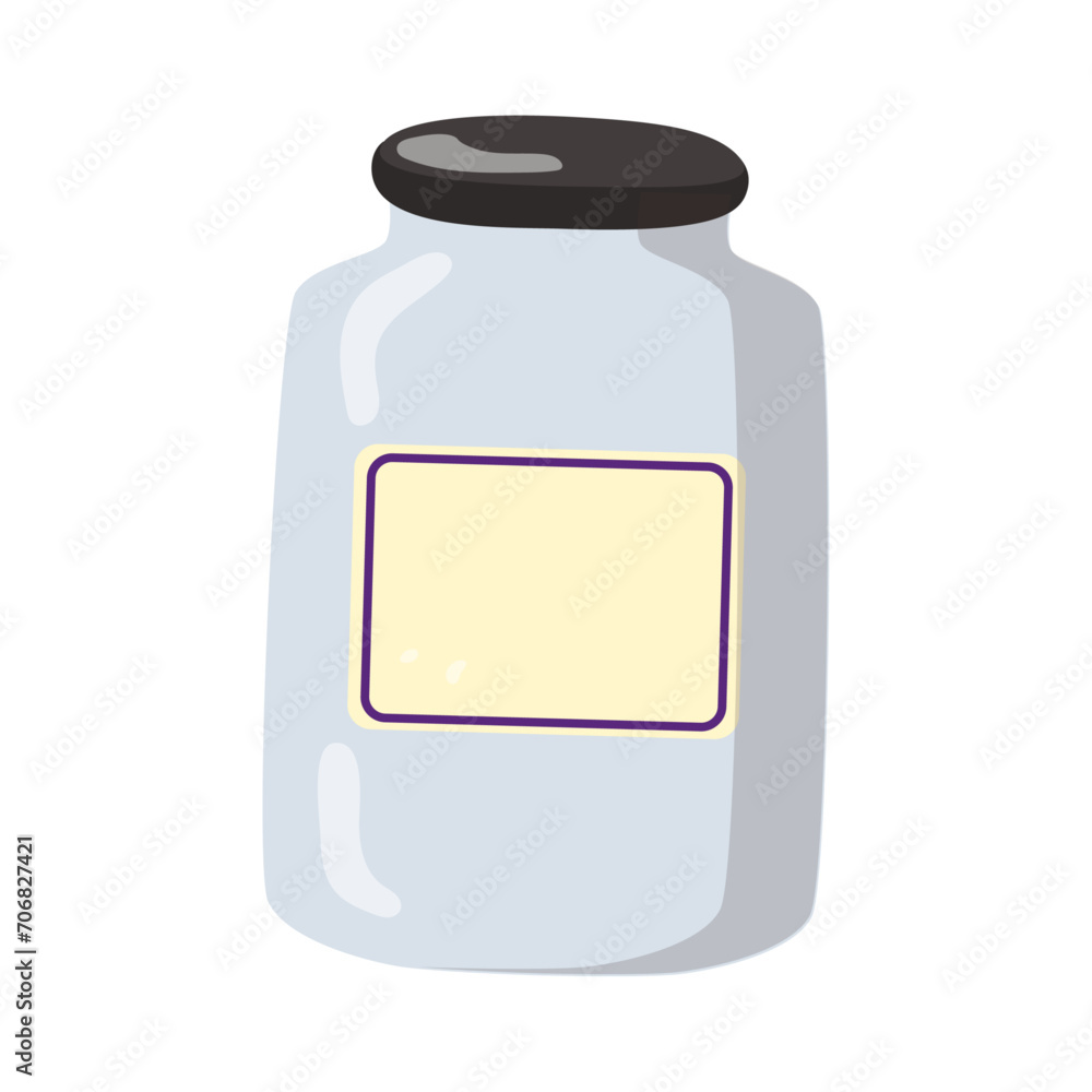 Vector protein bottle template icon isolated Vector protein bottle template icon isolated