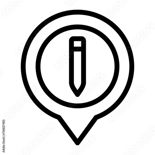 copywriting line icon