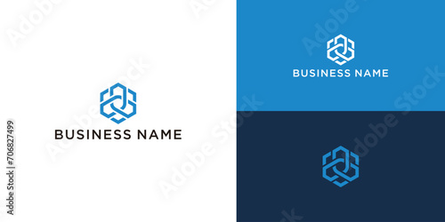 Modern data bank logo design