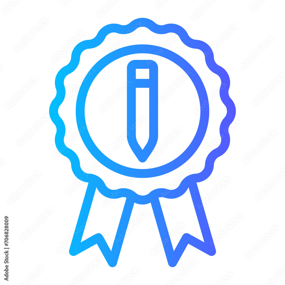 medal gradient icon medal gradient icon