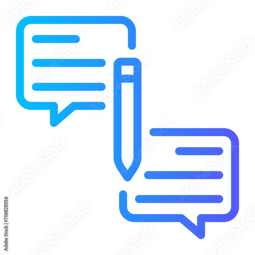 text gradient icon