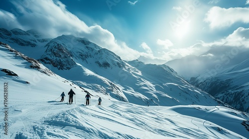 Winter Sport activity ski snow