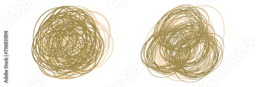 Tumbleweed isolated on background. Wild west plant vector illustration.