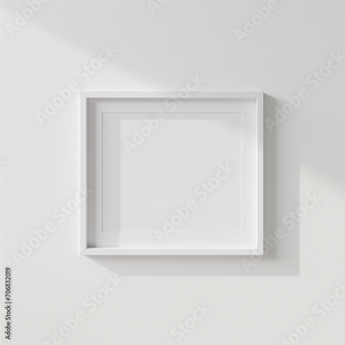 white square frame mockup