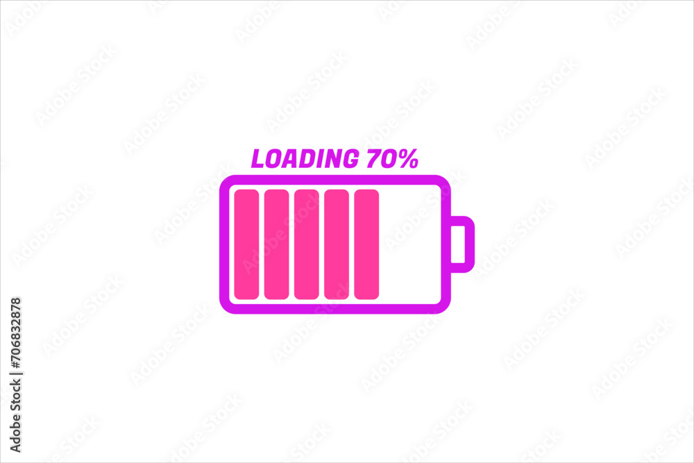 Loading Progress Bar Sticker Design Loading Progress Bar Sticker Design