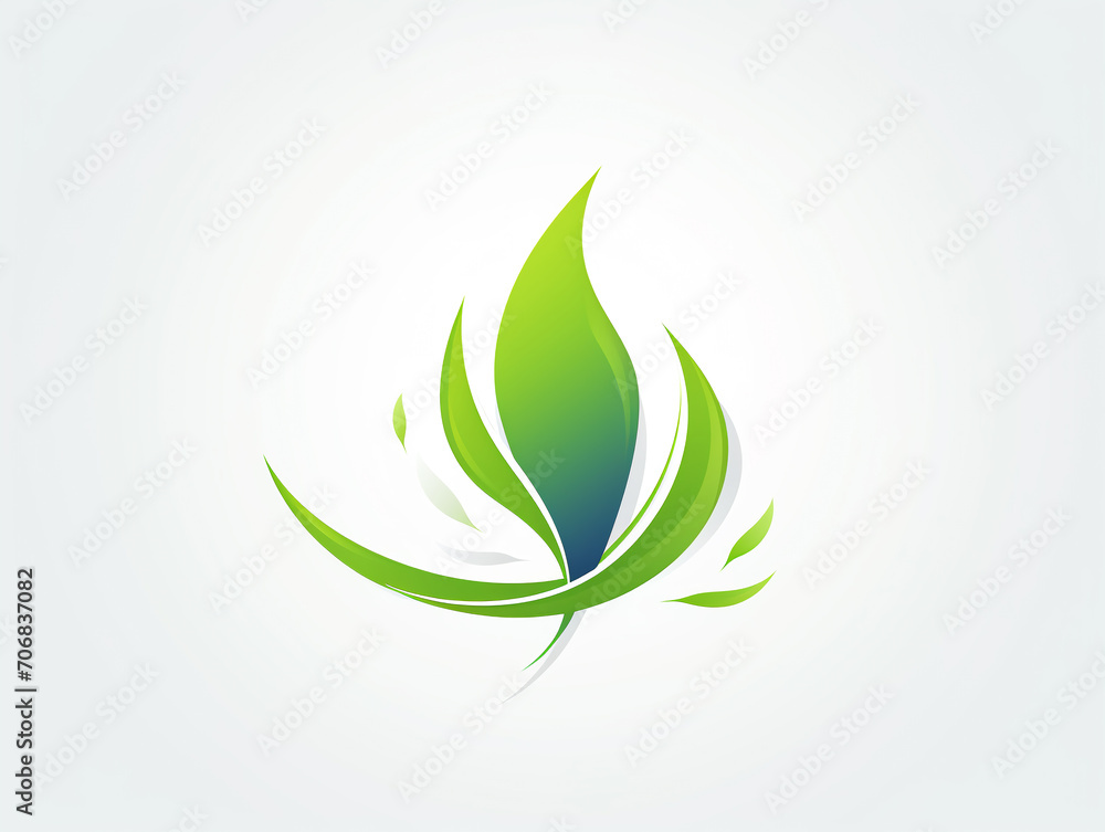 Nature safe or ecological growth concept icon isolated on white background Nature safe or ecological growth concept icon isolated on white background