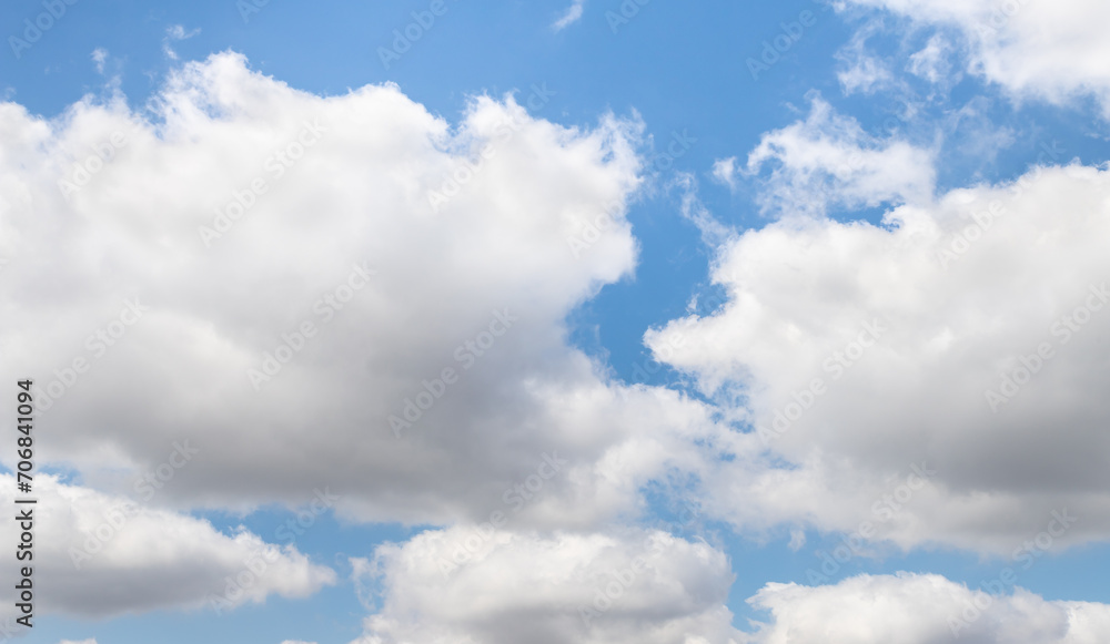The unique beauty of a clear cloudy daytime summer sunny calm bright sky The unique beauty of a clear cloudy daytime summer sunny calm bright sky