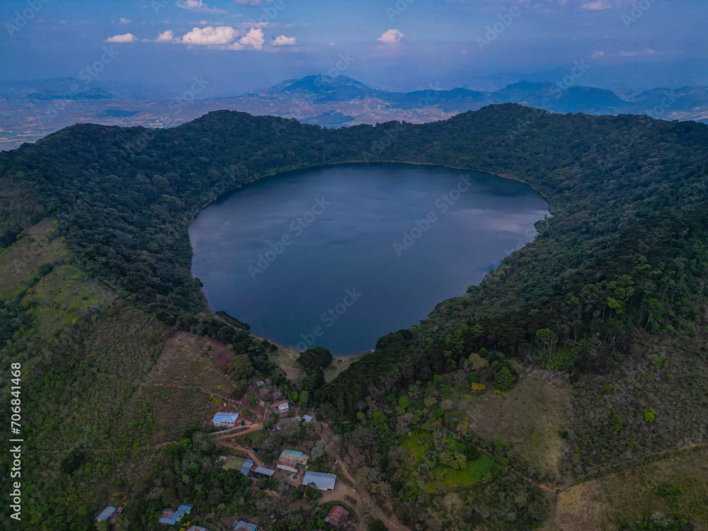 Volcano Ipala in Guatemala 