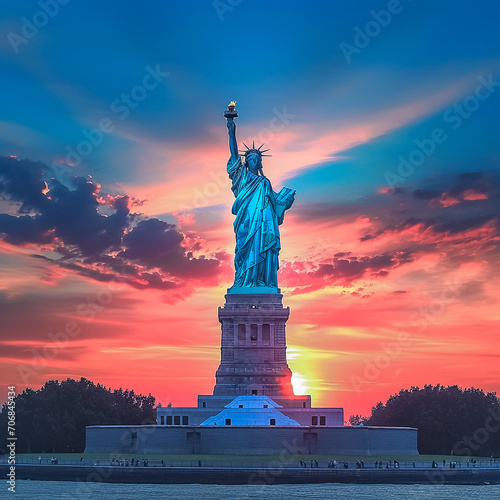 Statue of Liberty Generative AI