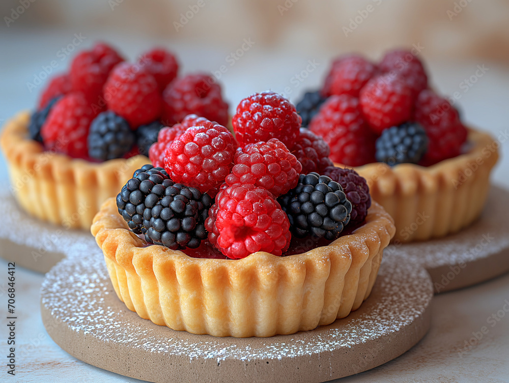 raspberry and blueberry tart raspberry and blueberry tart
