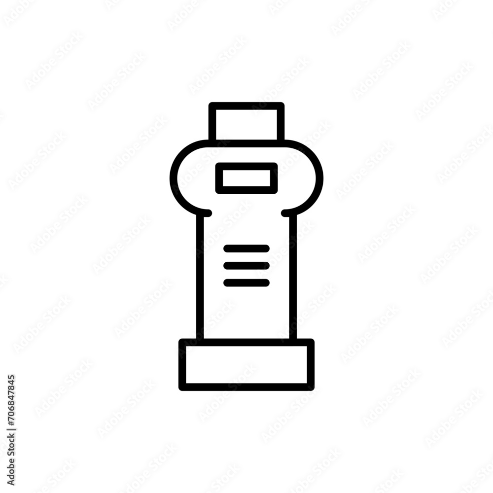 bottle line icon bottle line icon