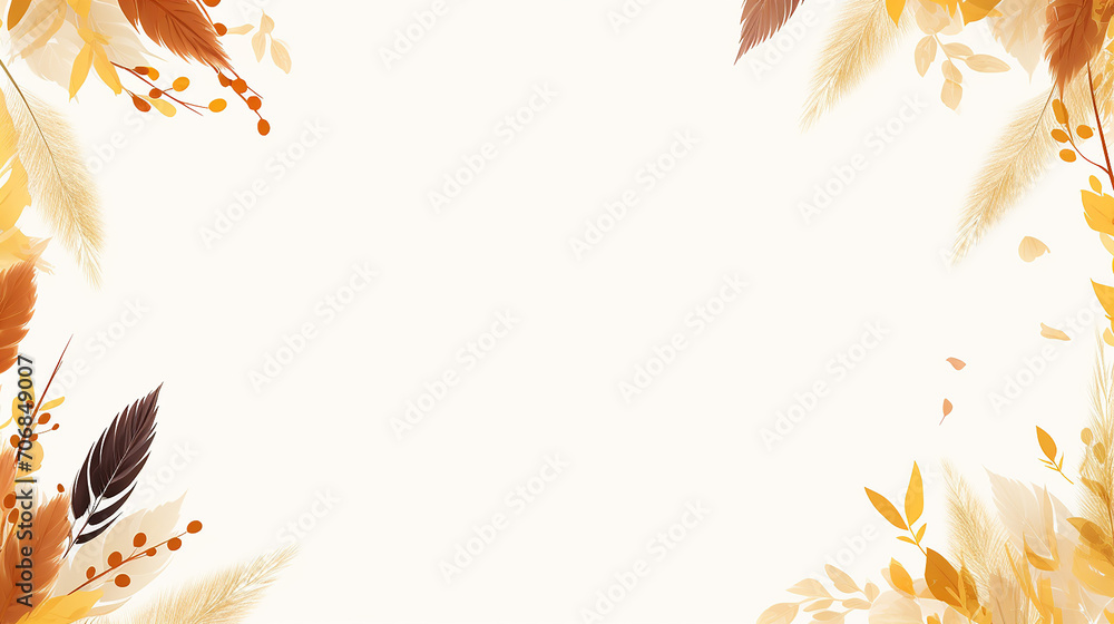 square background with space for text with acacia frame square background with space for text with acacia frame