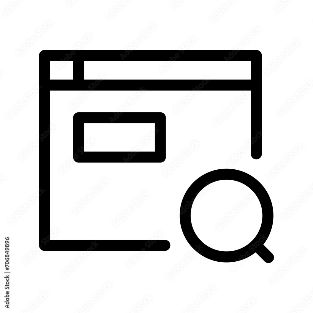 Browser Icon Vector Symbol Design Illustration Browser Icon Vector Symbol Design Illustration