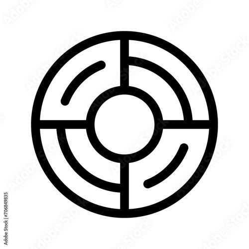 Target Icon Vector Symbol Design Illustration