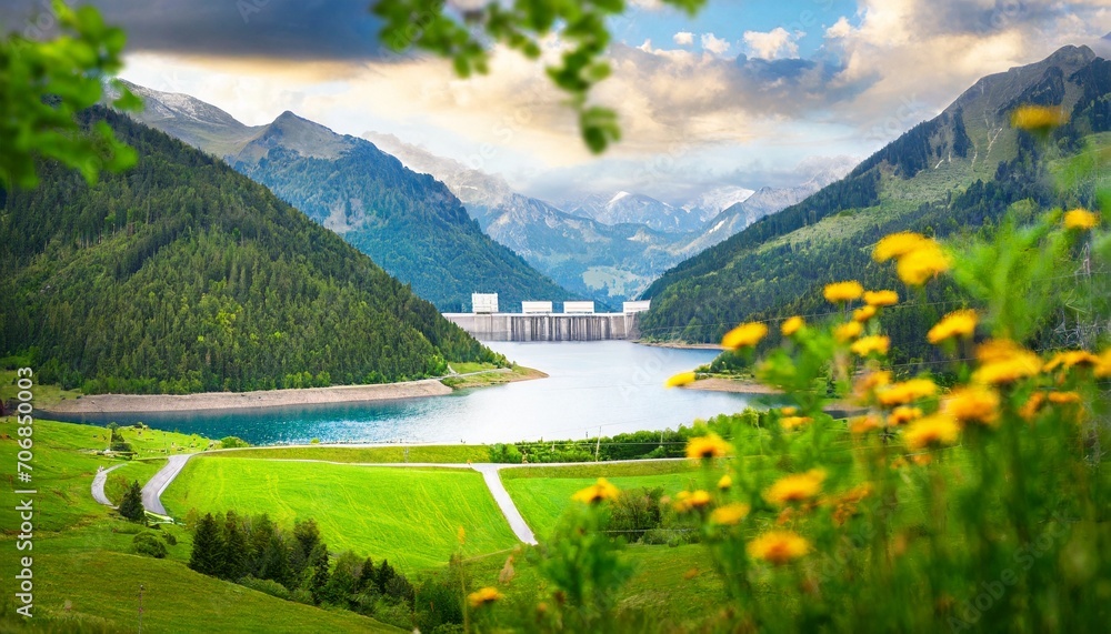 Hydropower Plant Panoramic Shot