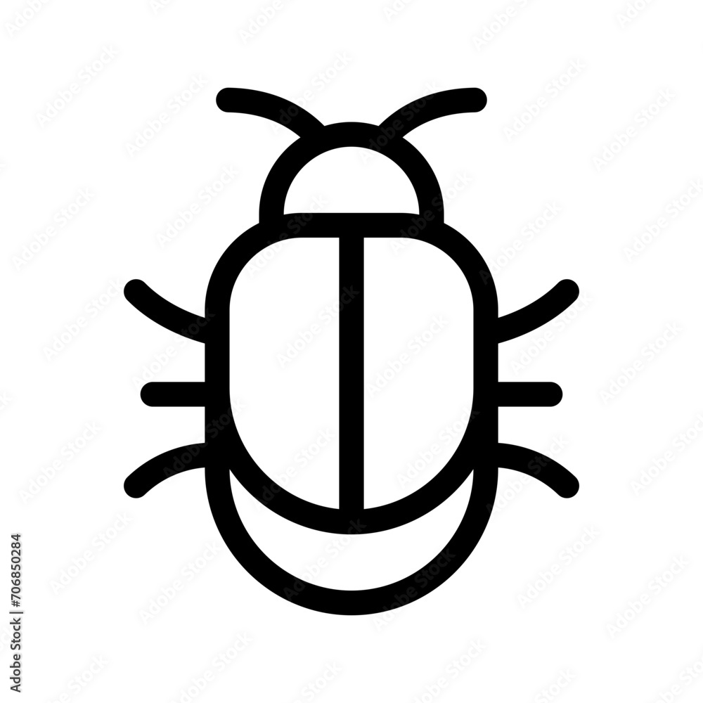Bug Icon Vector Symbol Design Illustration Bug Icon Vector Symbol Design Illustration