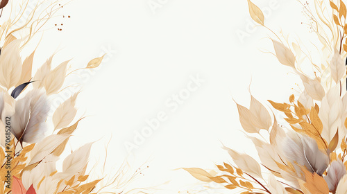 square background with space for text with lily sage design on white background