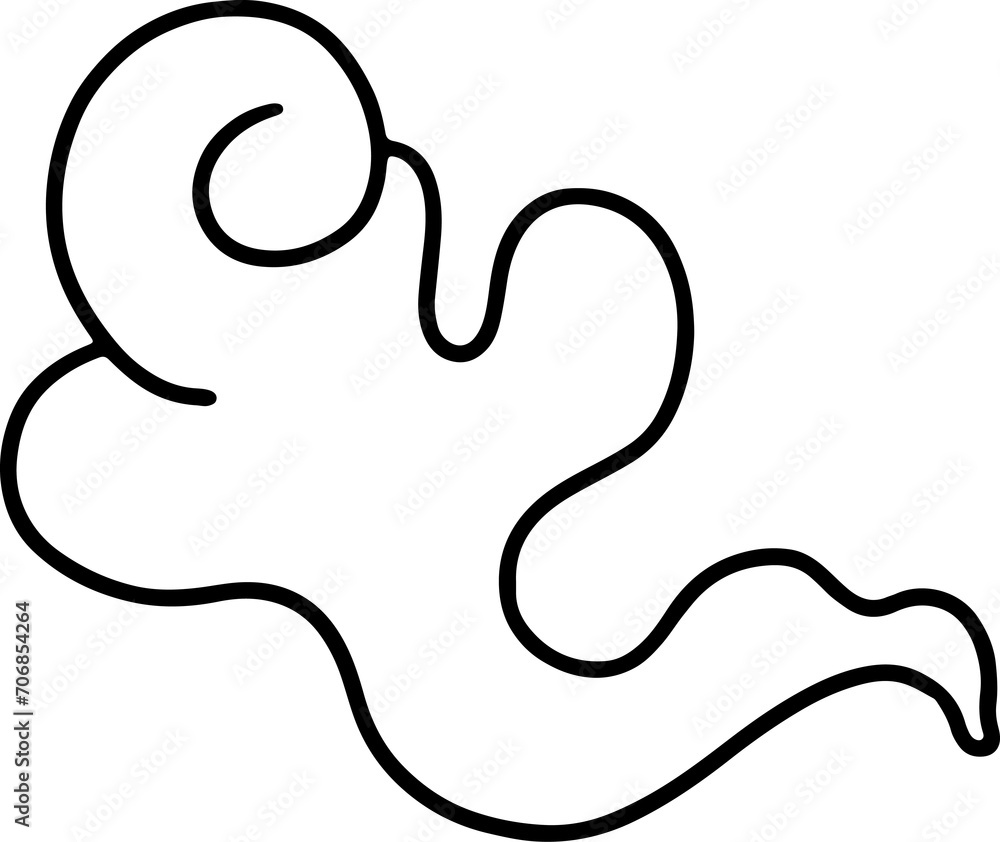 chinese cloud doodle line chinese cloud doodle line