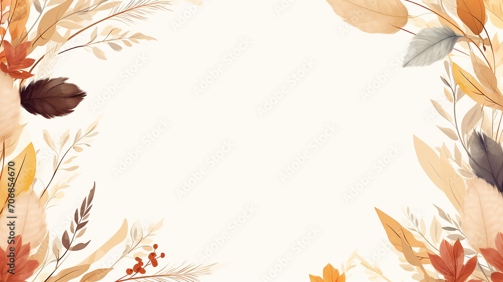 elegant square background with space for text with willow aster design elegant square background with space for text with willow aster design