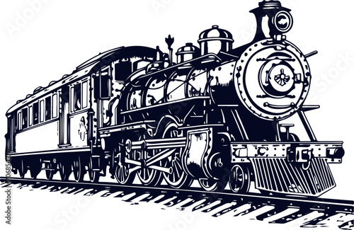 Retro Steam Train