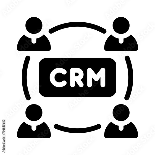 crm glyph icon